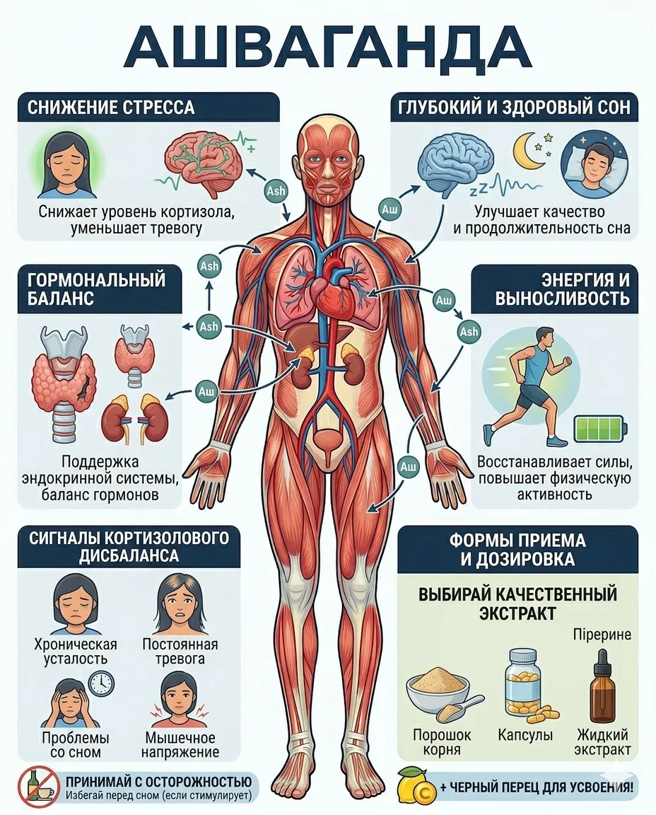 🔥 Устали от вечного стресса и недосыпа?  🌿