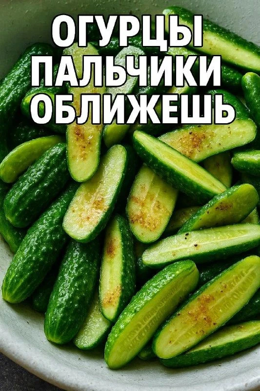 ОГУРЦЫ «ПАЛЬЧИКИ ОБЛИЖЕШЬ»