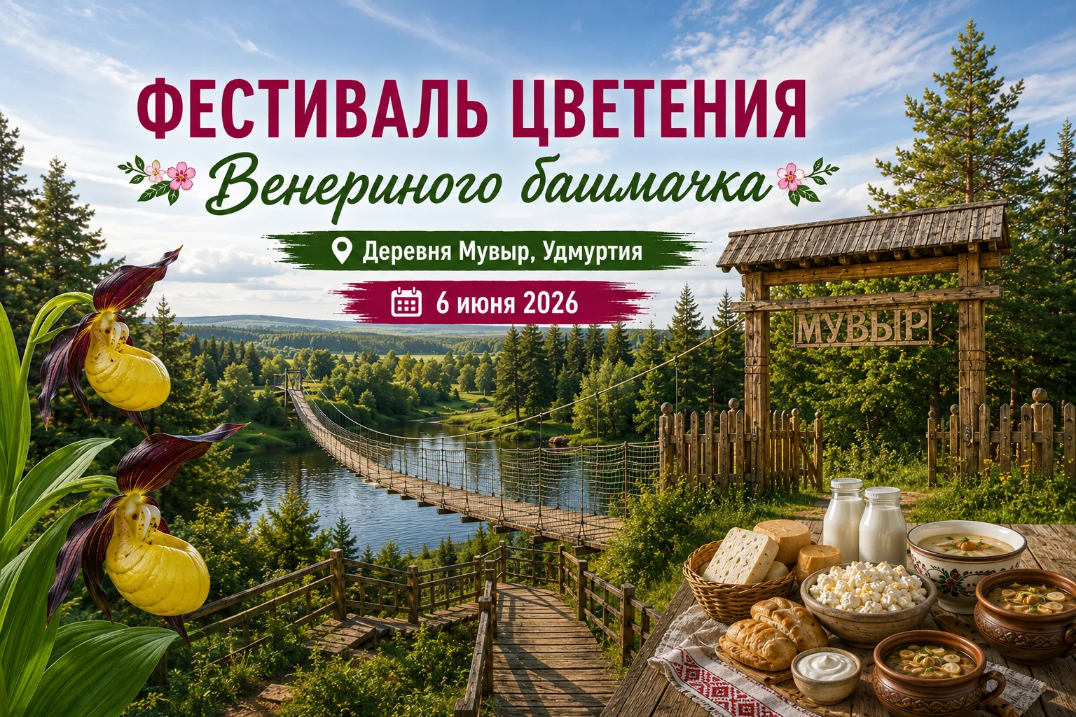 🌸 ФЕСТИВАЛЬ ЦВЕТЕНИЯ ВЕНЕРИНОГО БАШМАЧКА 🌸