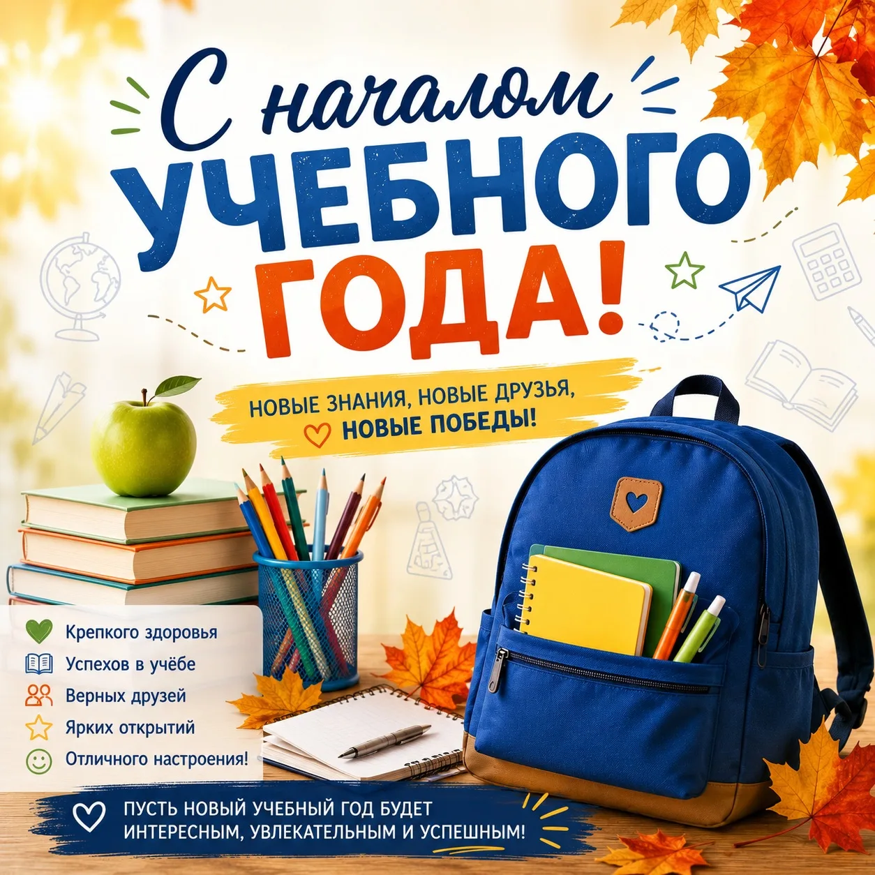🎒📚 С началом учебного года!