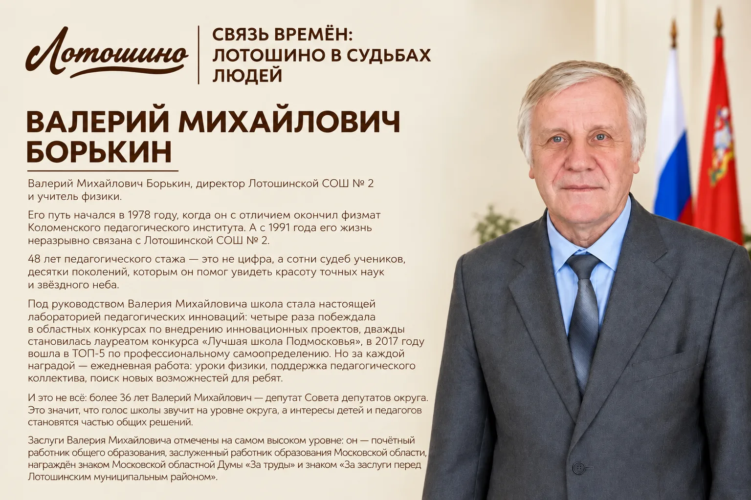 📌 «Связь времён: Лотошино в судьбах людей» — продолжаем рубрику!