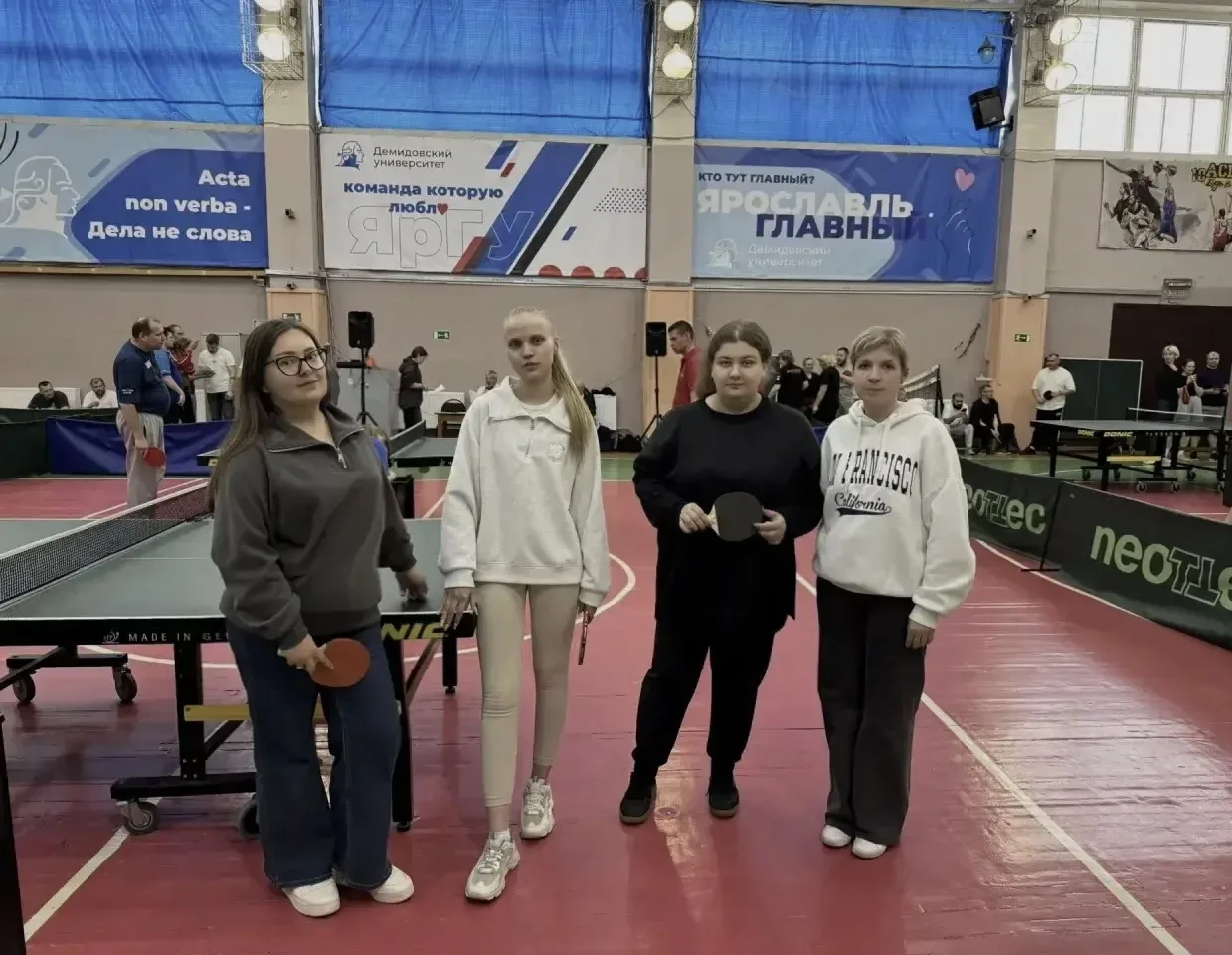 🏓 Наш женский дебют в настольном теннисе!