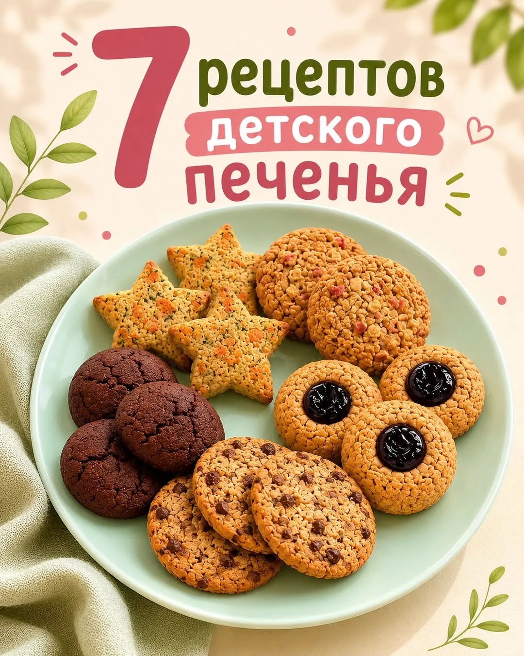 ◽️ 7 рецептов детского печенья 🍪 

Сохрани, чтобы не потерять 📌

📲 Мамочки Москвы MAX | 💬 Мы в В
