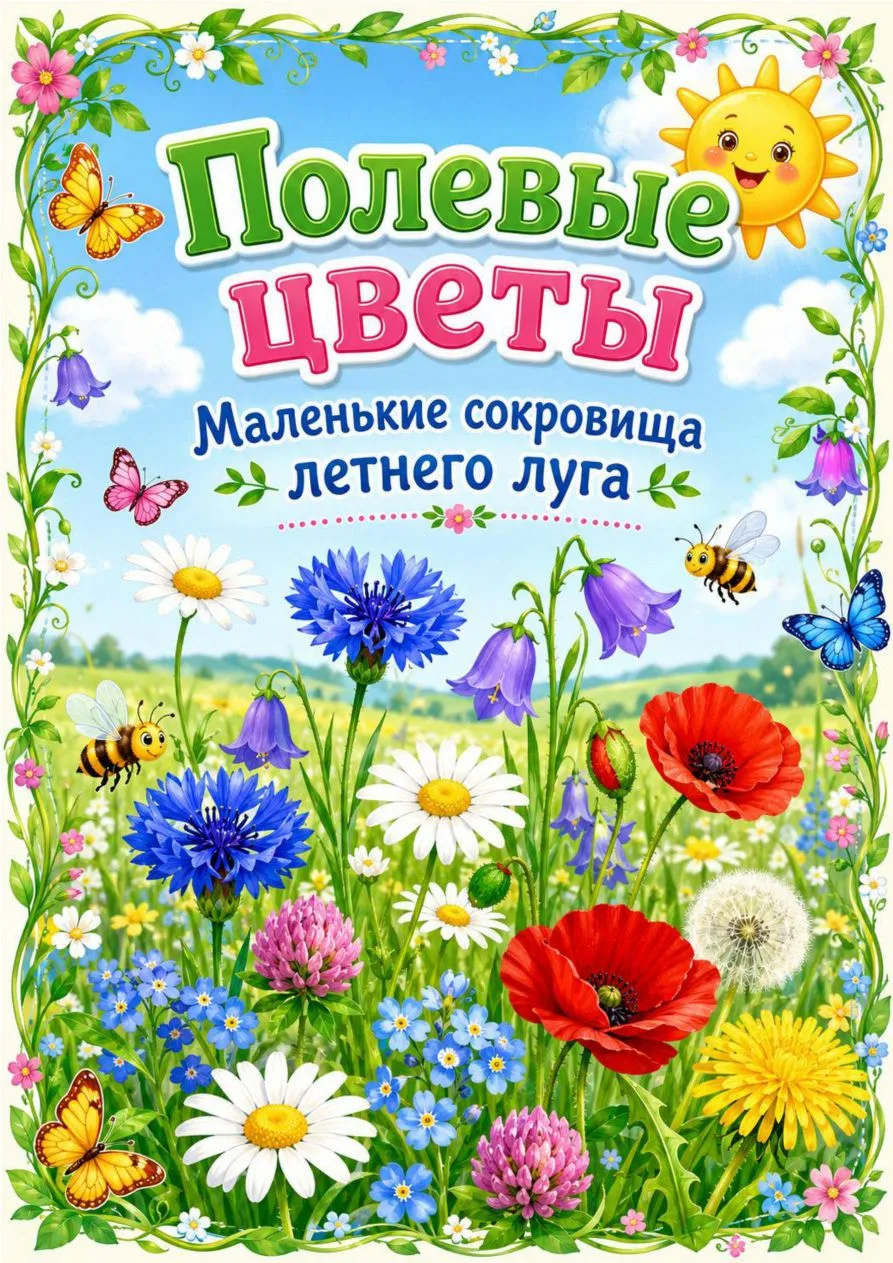 Изучайте цветы с детьми!