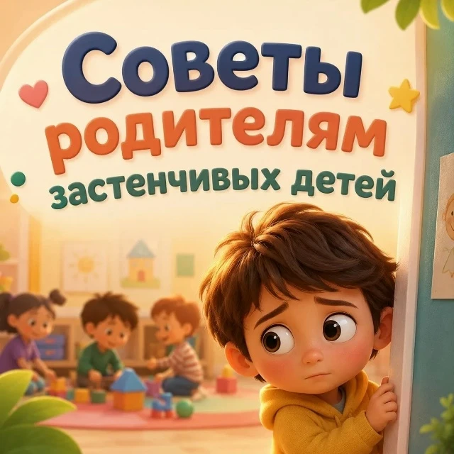Советы родителям застенчивых детей