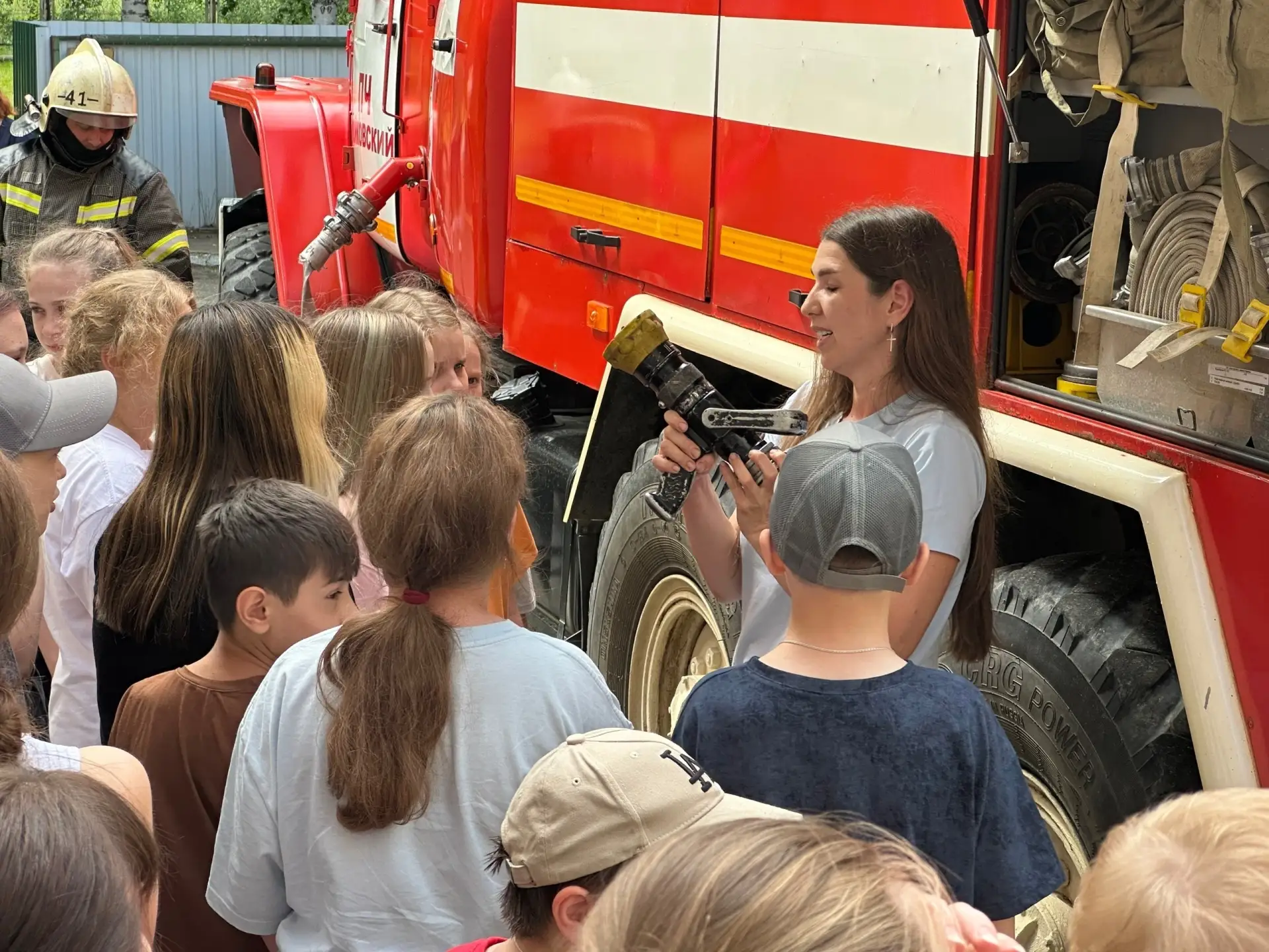 🚒 В нашем филиале прошло крутое профориентационное мероприятие — к нам приехали настоящие герои — с
