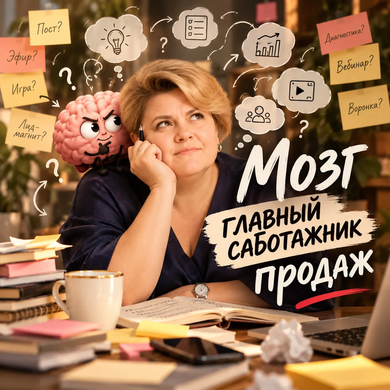Мозг умного человека - главный саботажник его же продаж