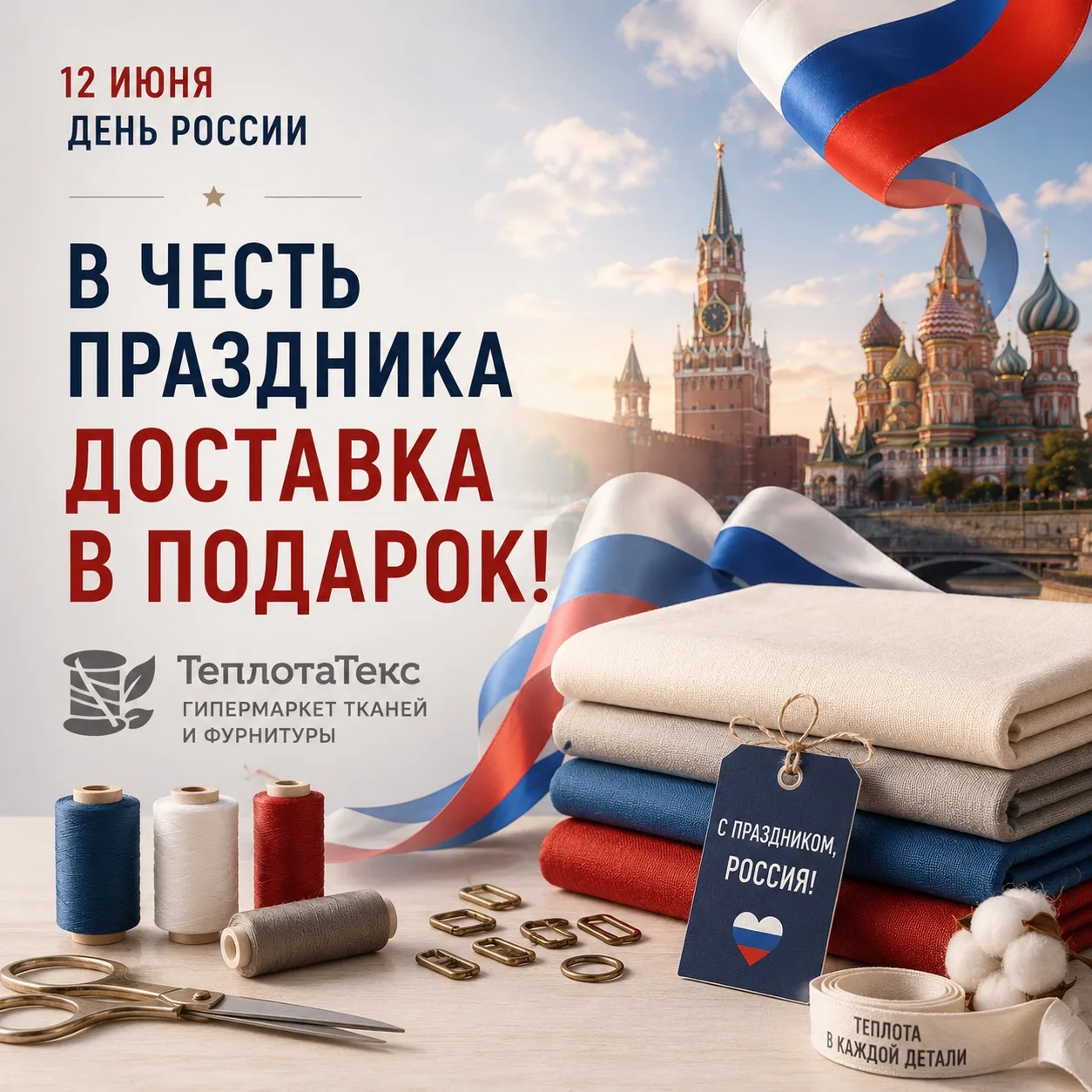 🔥Только 4 дня доставка в подарок мастерицам по всей России!!!
