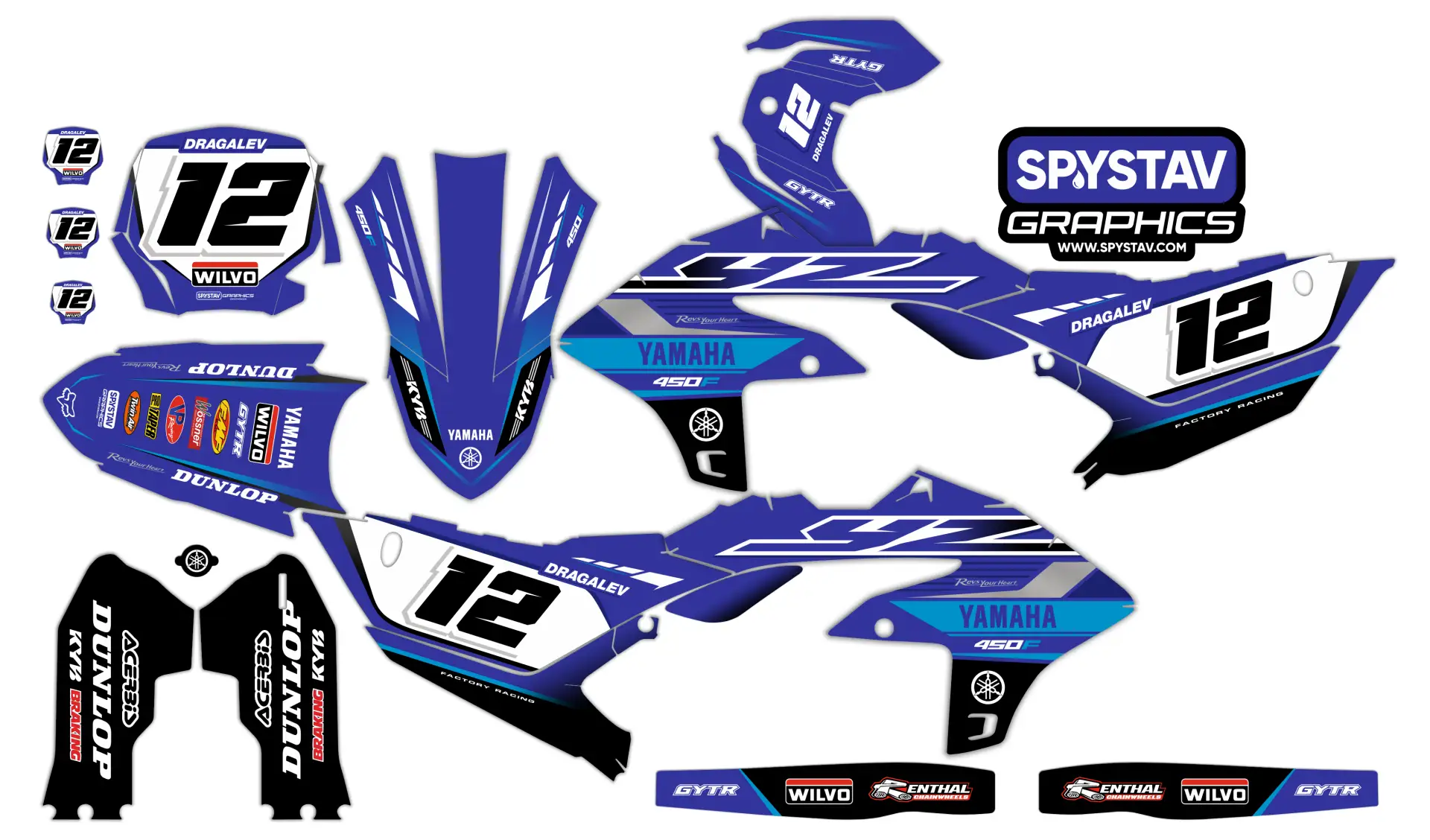 SPYSTAV Graphics - Yamaha YZ450F 2026-2027
Заказать графику:
• Вконтакте
• Telegram
• +79054442553