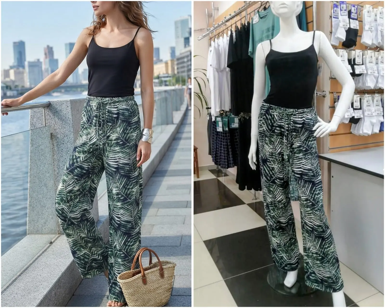 👠 Стильный образ для жарких дней 🥰

Топ-майка CLEVER
🧵 Состав: хлопок 92%, эластан 8%
📏 Размеры: