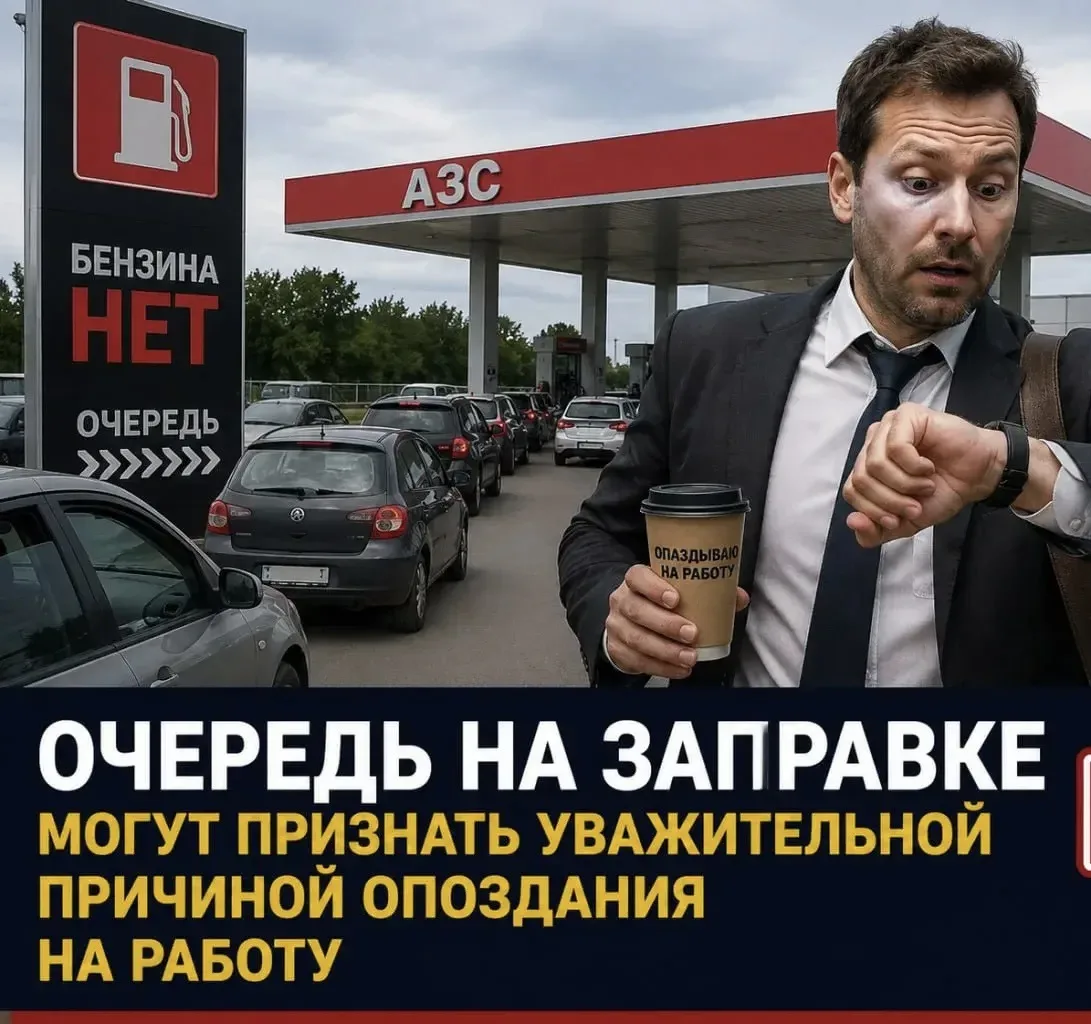 Опаздываешь на работу -  появилась официальная отмазка. 
 
Федерация независимых профсоюзов России с