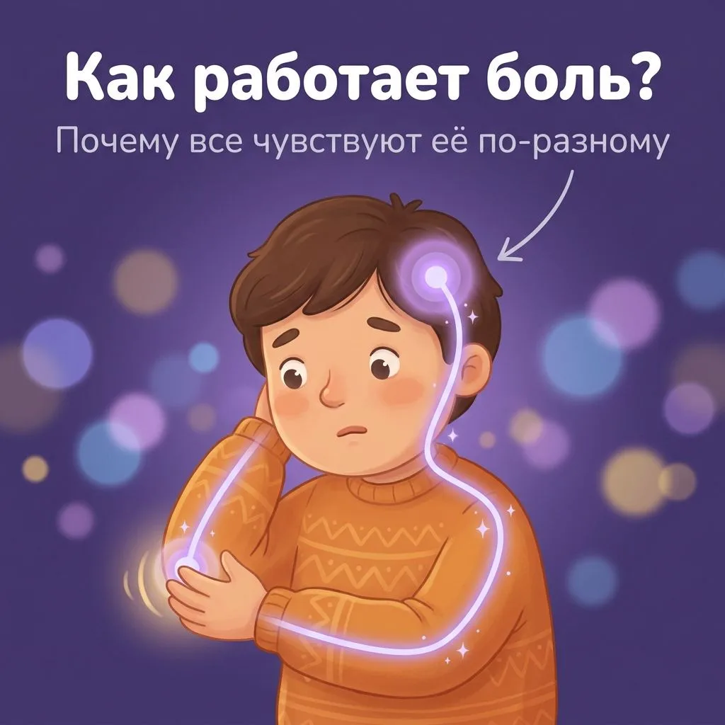 🧠 Как работает боль и почему её ощущают по-разному?