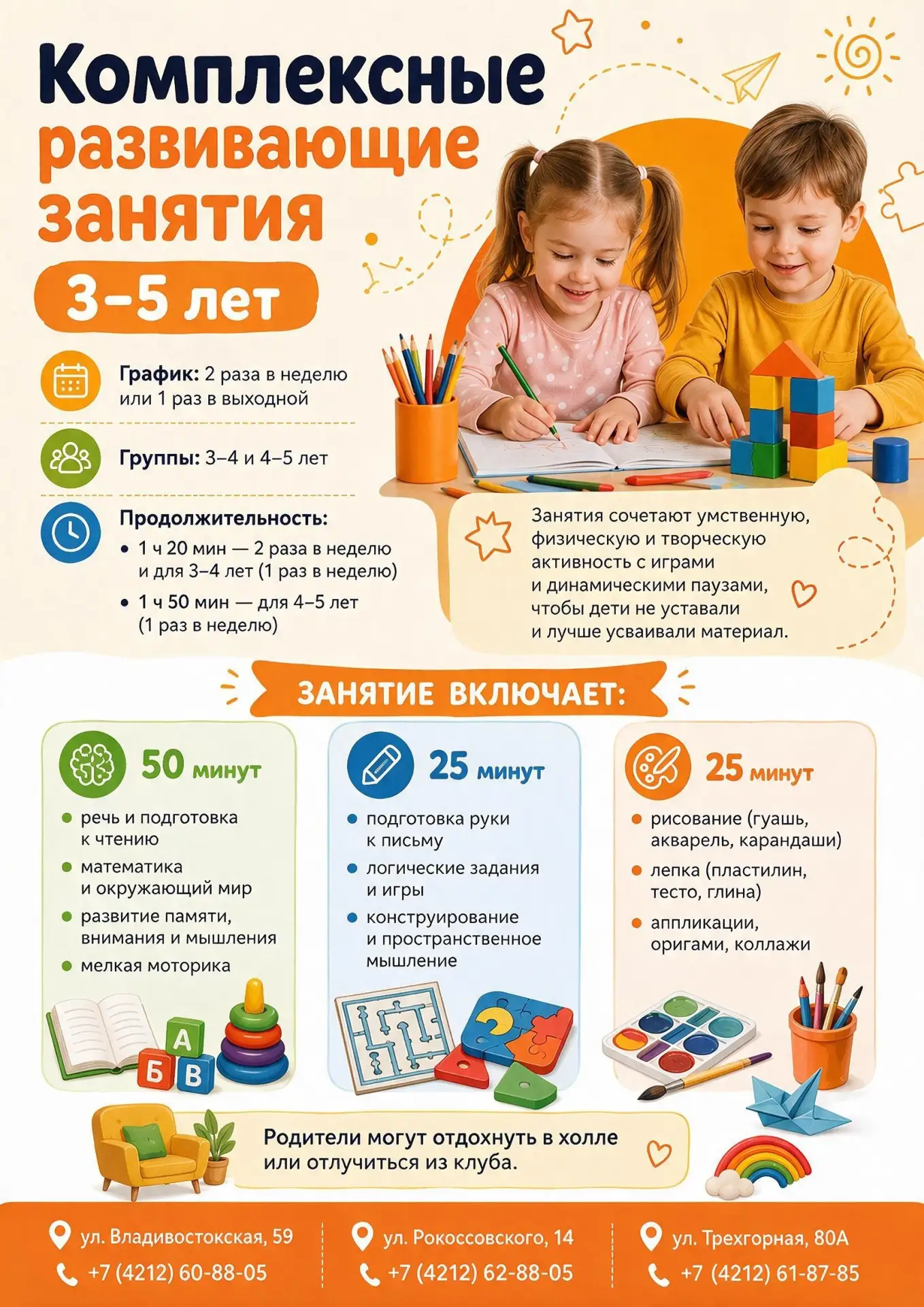 👧👦 Для родителей малышей 3–5 лет!