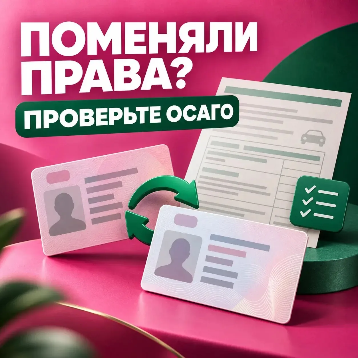 🚗 Поменяли водительские права? Проверьте эти данные