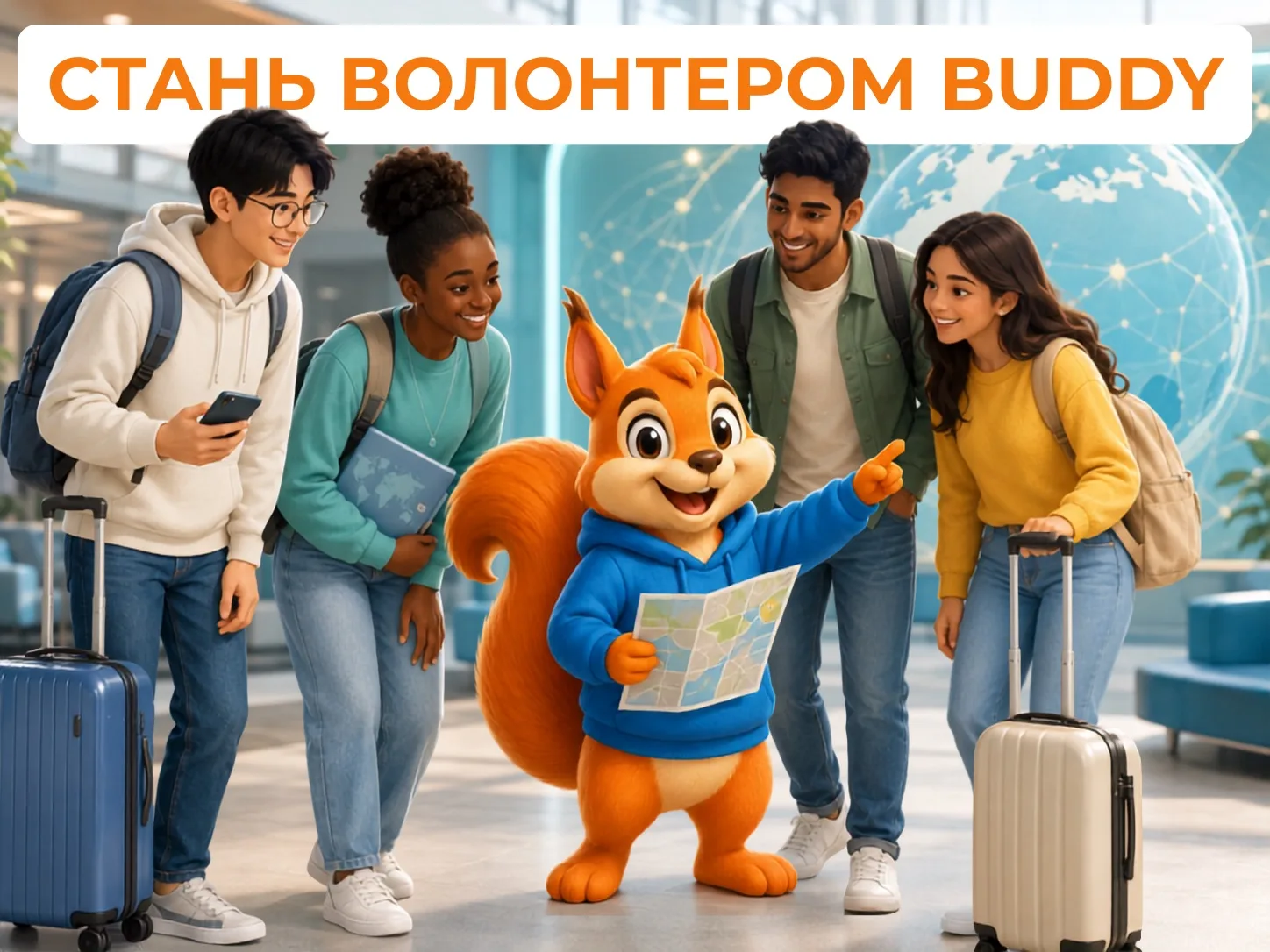 Стань buddy для иностранных студентов НГПУ 💚