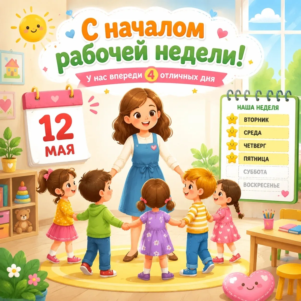 ➡️ Официально объявляем: новая рабочая неделя стартовала… со вторника👍!