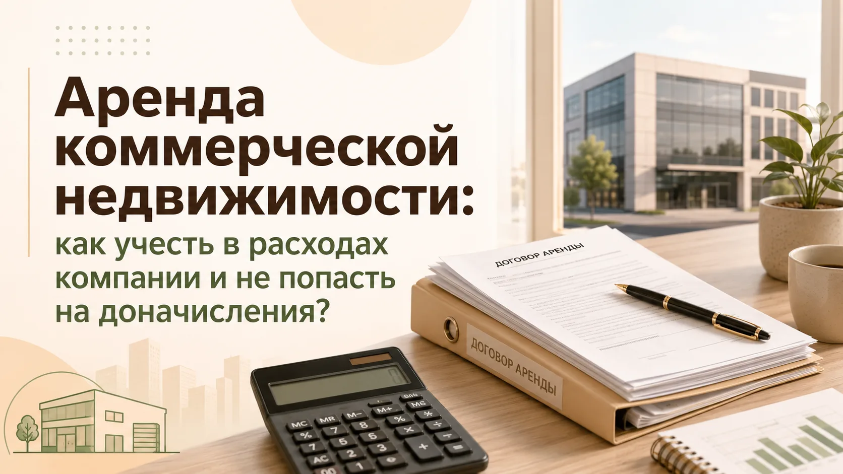 Аренда коммерческой недвижимости: как учесть в расходах компании и не попасть на доначи...
