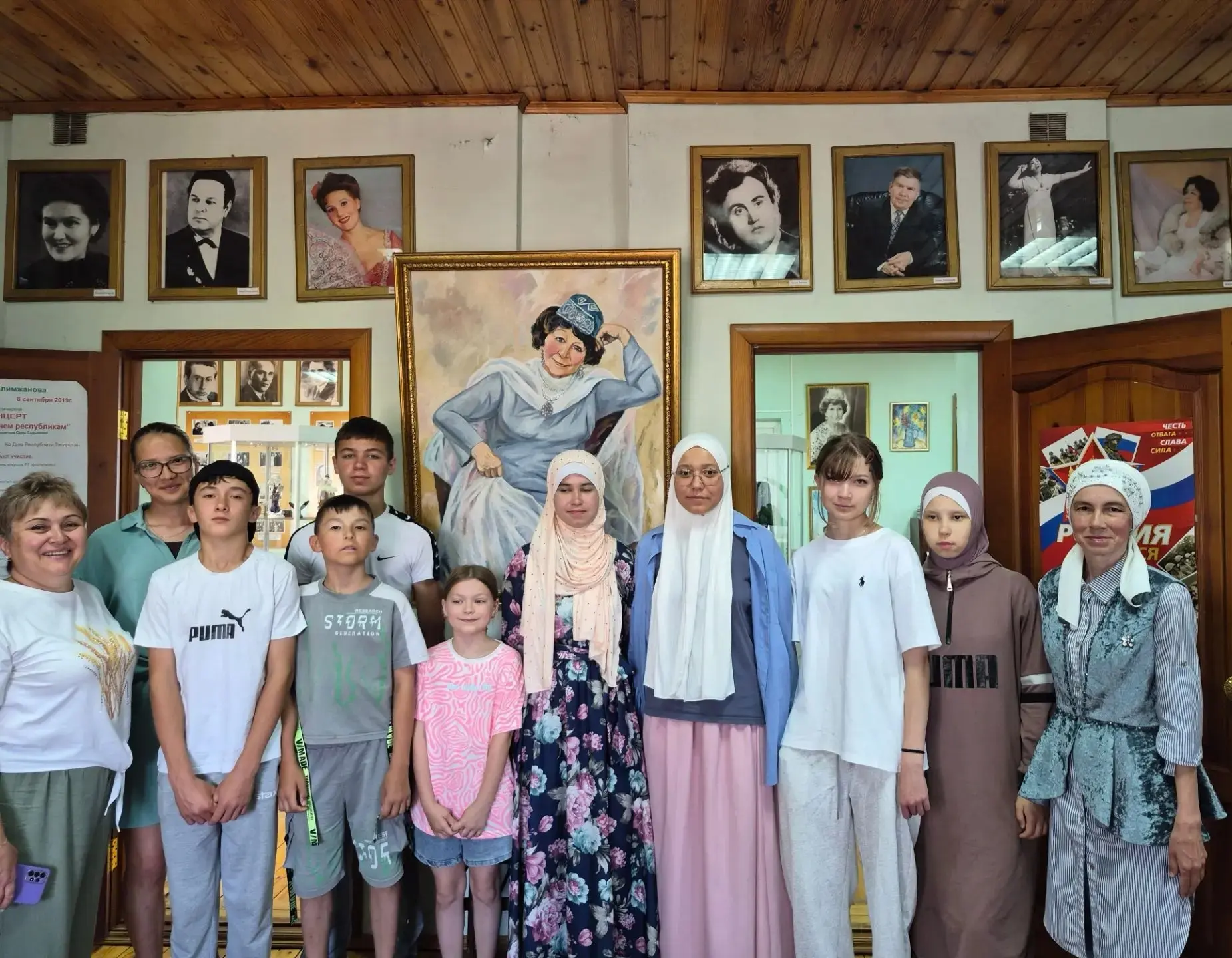 Бүген, 15 нче июнь көнне Морзалар урта мәктәбенең ял һәм хезмәт лагерена  йөрүче балалар һәм ике укы
