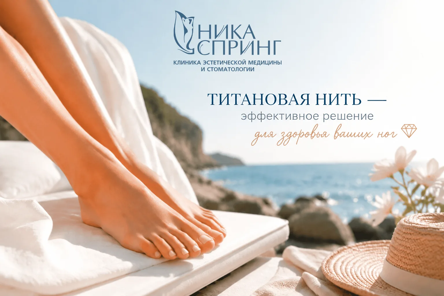 Титановая нить — эффективное решение для тех, кто устал от вросших ногтей 💎

В клинике эстетической