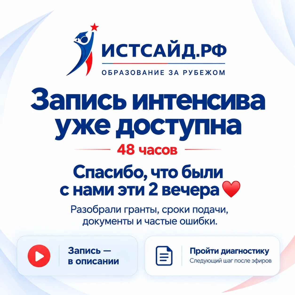 Завершили два вечера интенсива!