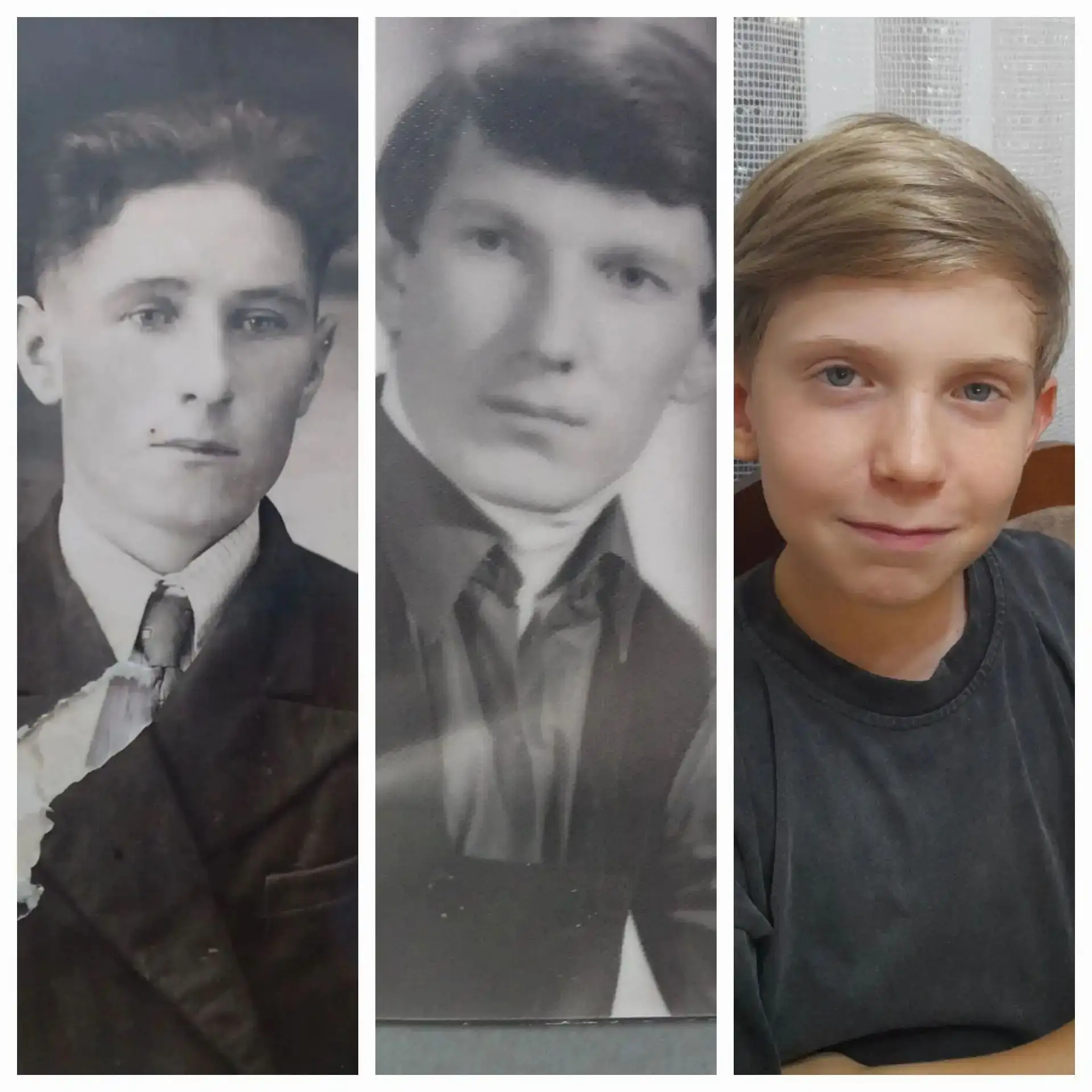 Этот коллаж — не просто фотография, это живая история нашей семьи, где каждое поколение...