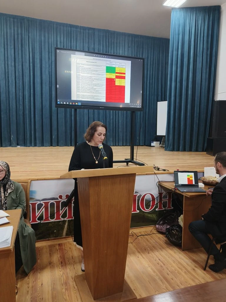 Заместитель начальника Рабият Алибекова представила доклад о мониторинге использования Региональной 