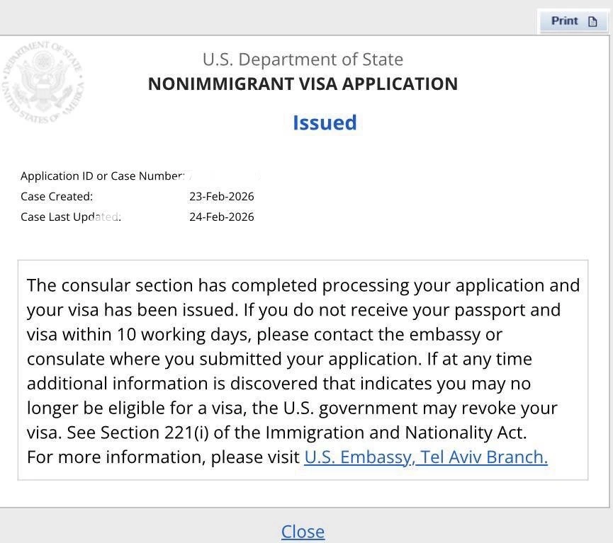 Одобрение визы США 🇺🇸