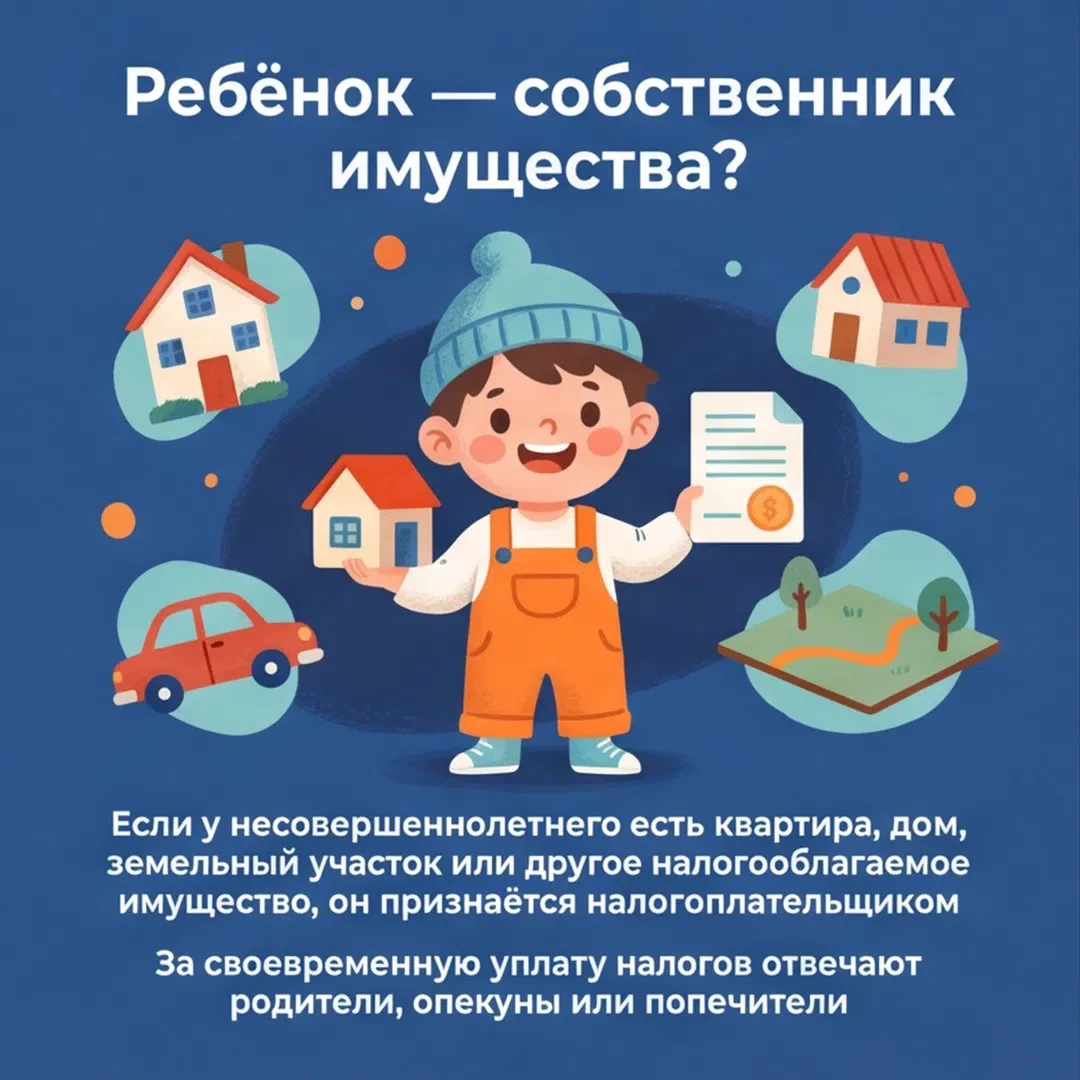 Как родителям оплатить налоги за ребёнка