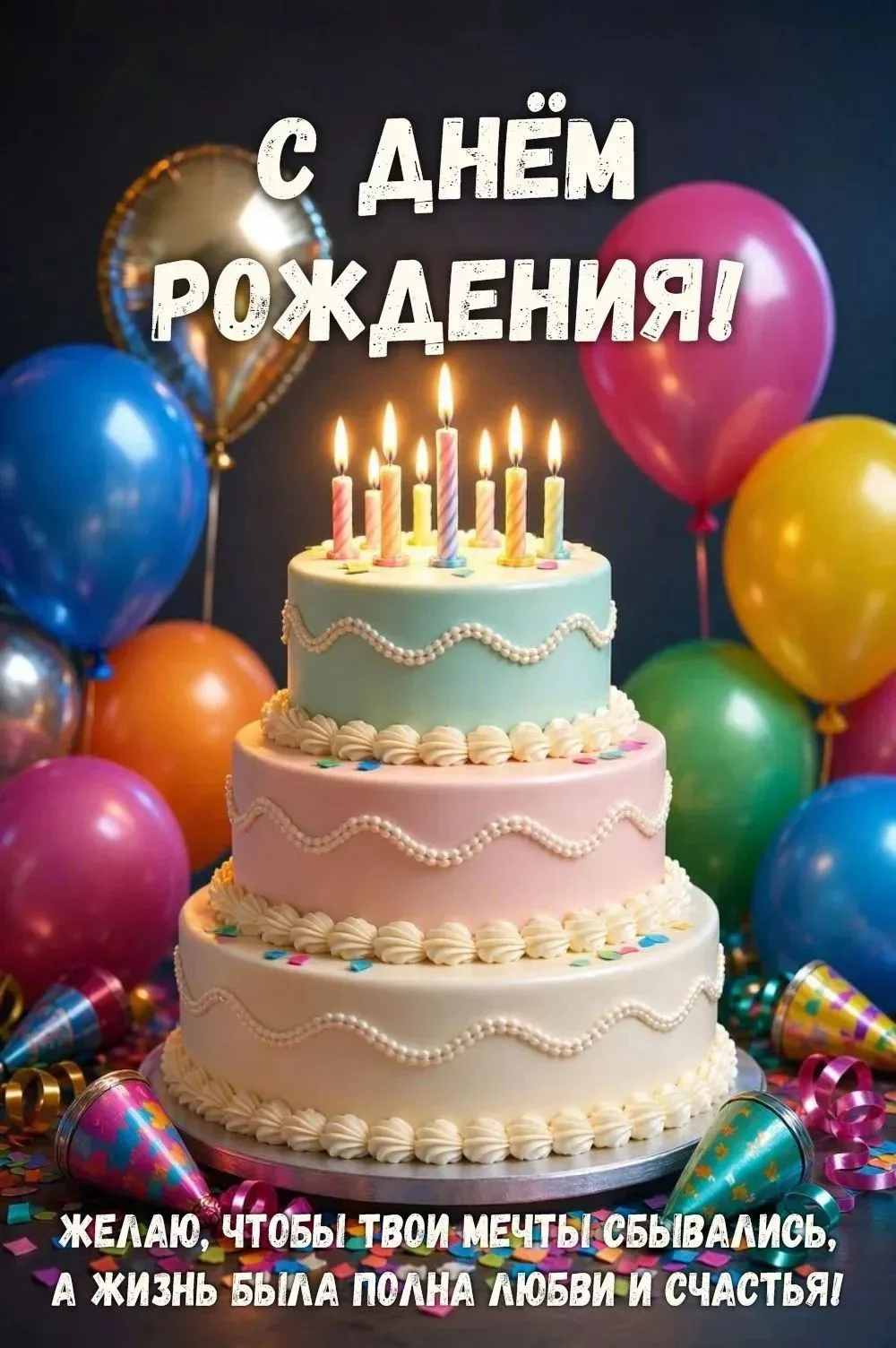 🥰 Оставляйте реакции, если понравилась открытка и делитесь с близкими ❤️