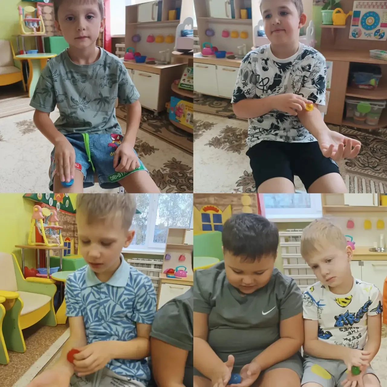Маленькие ёжики в группе «Солнышко»!