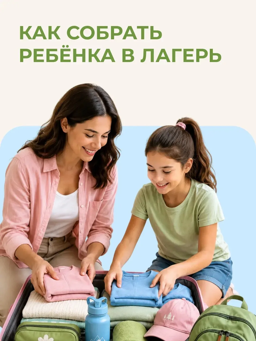 Летние каникулы — время детских лагерей. Чтобы отдых прошёл без стресса, важно заранее продумать всё