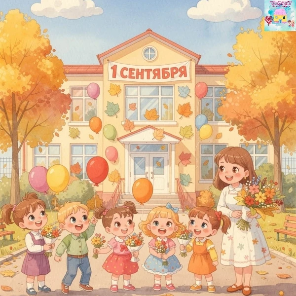 Сегодня в нашем детском саду звучит первый звонок нового учебного года 🍁🔔