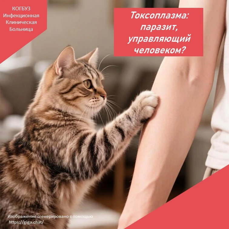 🧠 Токсоплазмоз: паразит, который может управлять вашим поведением

Токсоплазмоз — это не просто «бо