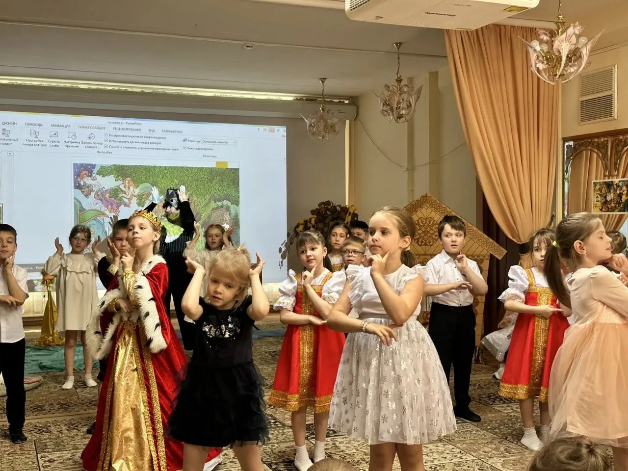 📖 В мире пушкинских сказок: праздник в дошкольном корпусе №7 ✨

В нашем дошкольном корпусе №7 прошё