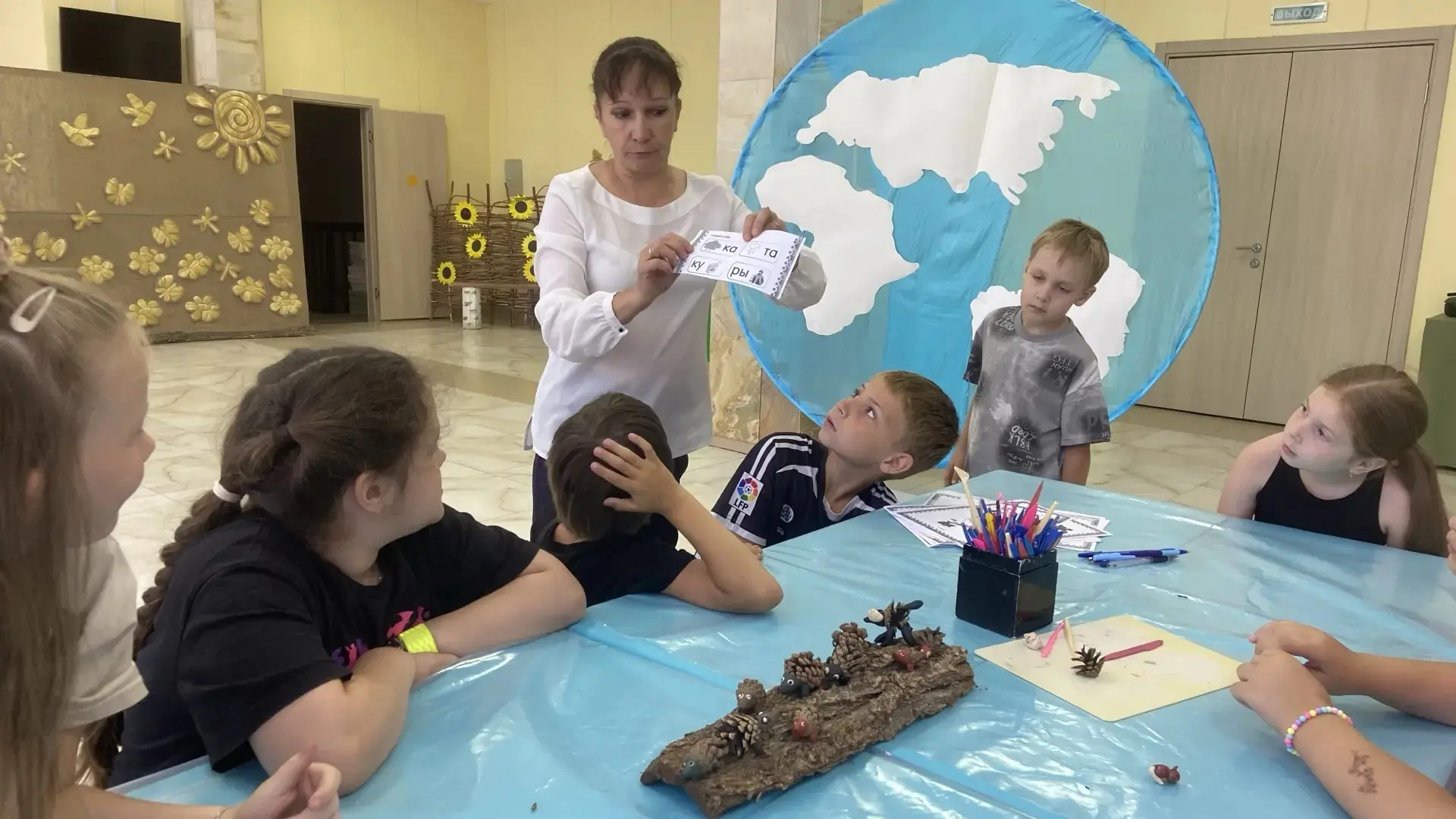 В рамках проекта "Место притяжения" в МБУ ДК "Новопушкинский" под руководством Козяр Ю.А. состоялась