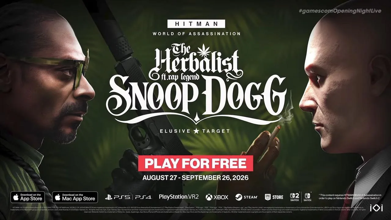 Snoop Dogg заглянет в Hitman и станет новой целью для устраненья 47-м