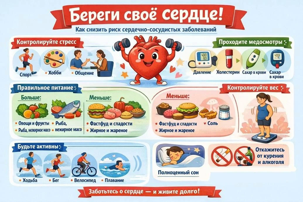 🌈28 сентября - 4 октября – Неделя ответственного отношения к сердцу (в честь Всемирног...