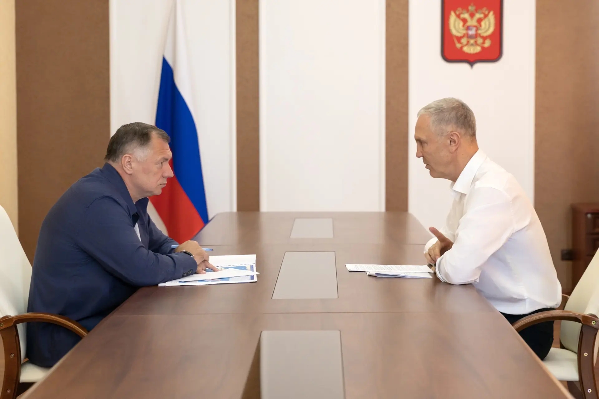 Также сегодня провёл рабочую встречу с Губернатором Херсонской области Владимиром Васил...
