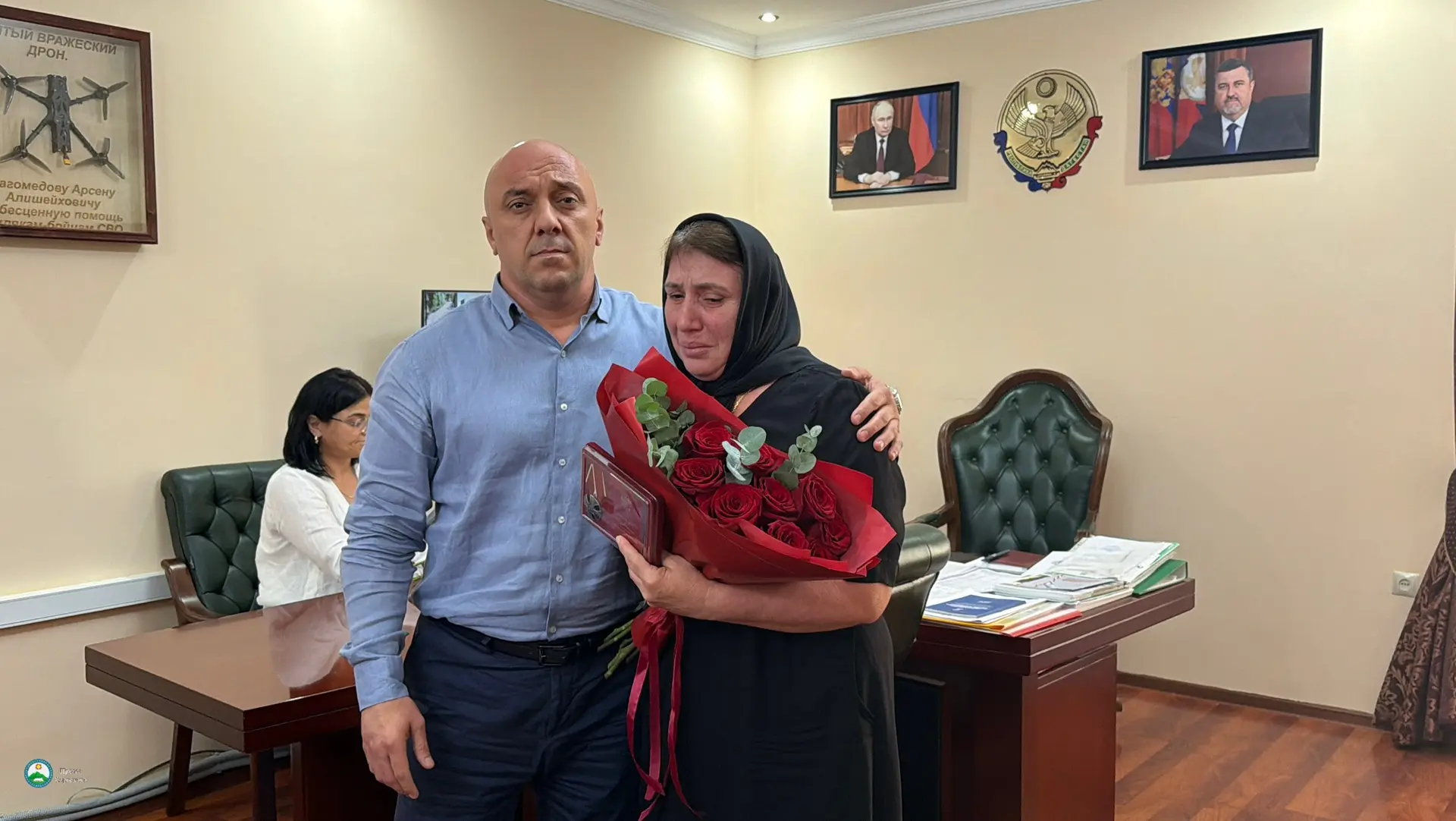 Глава района Арсен Магомедов провел встречу с семьей погибшего героя