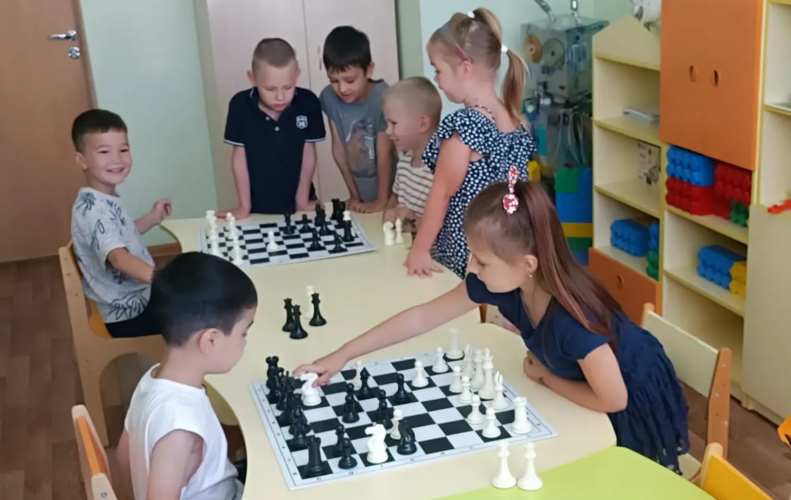 В дошкольных отделениях «Умка», «Мечта» и «Чебурашка» прошел Международный день шахмат. В честь праз
