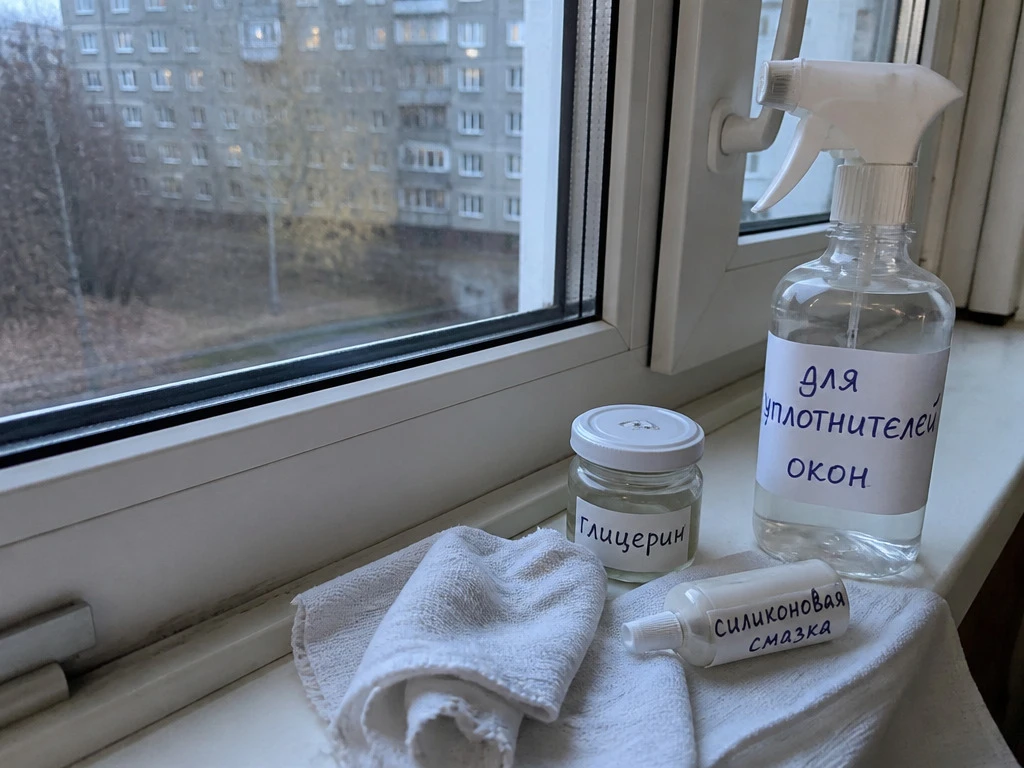 ОКНА ПОМЫЛА УКСУСОМ С СОДОЙ — А РЕЗИНКИ И ФУРНИТУРА ЗАТВЕРДЕЛИ ЗА МЕСЯЦ. ВОТ ЧТО Я БОЛЬ...
