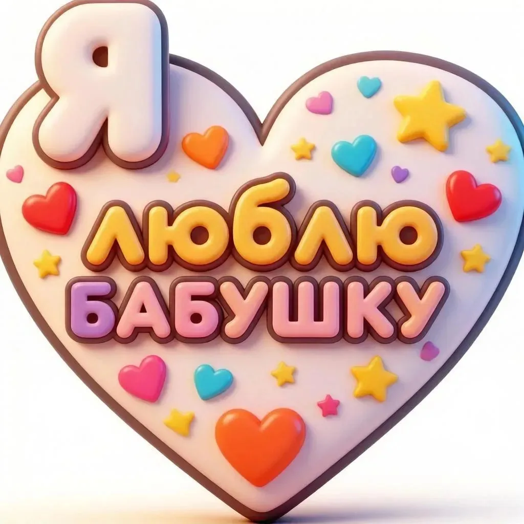 Открытки - Сердечки для бабушки и дедушки ❤️ Шаблоны - раскраски