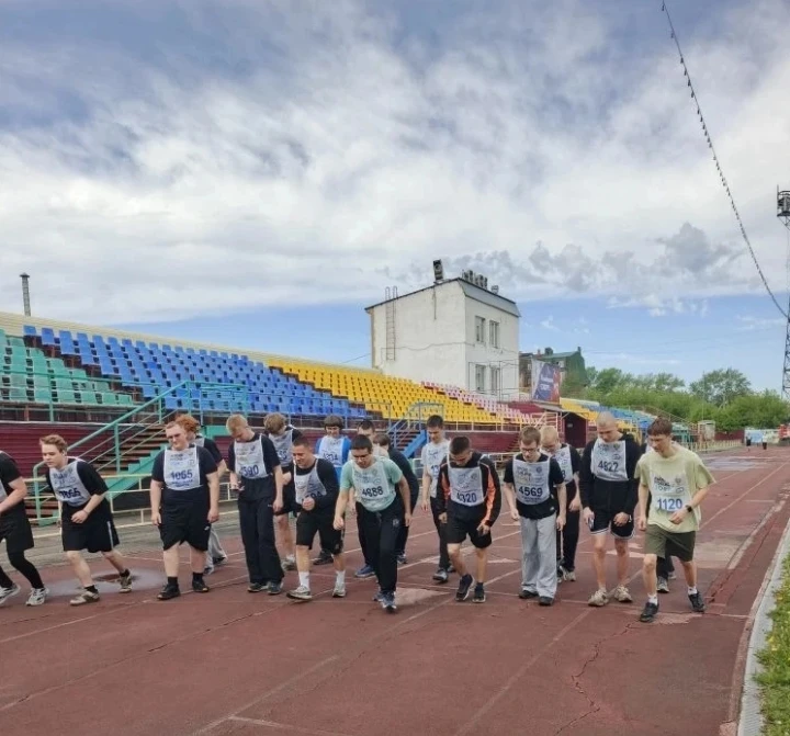 ✨👍На стадионе  "Анжерский" имени  Владимира и Виталия  Раздаевых в рамках регионального проекта «Ле