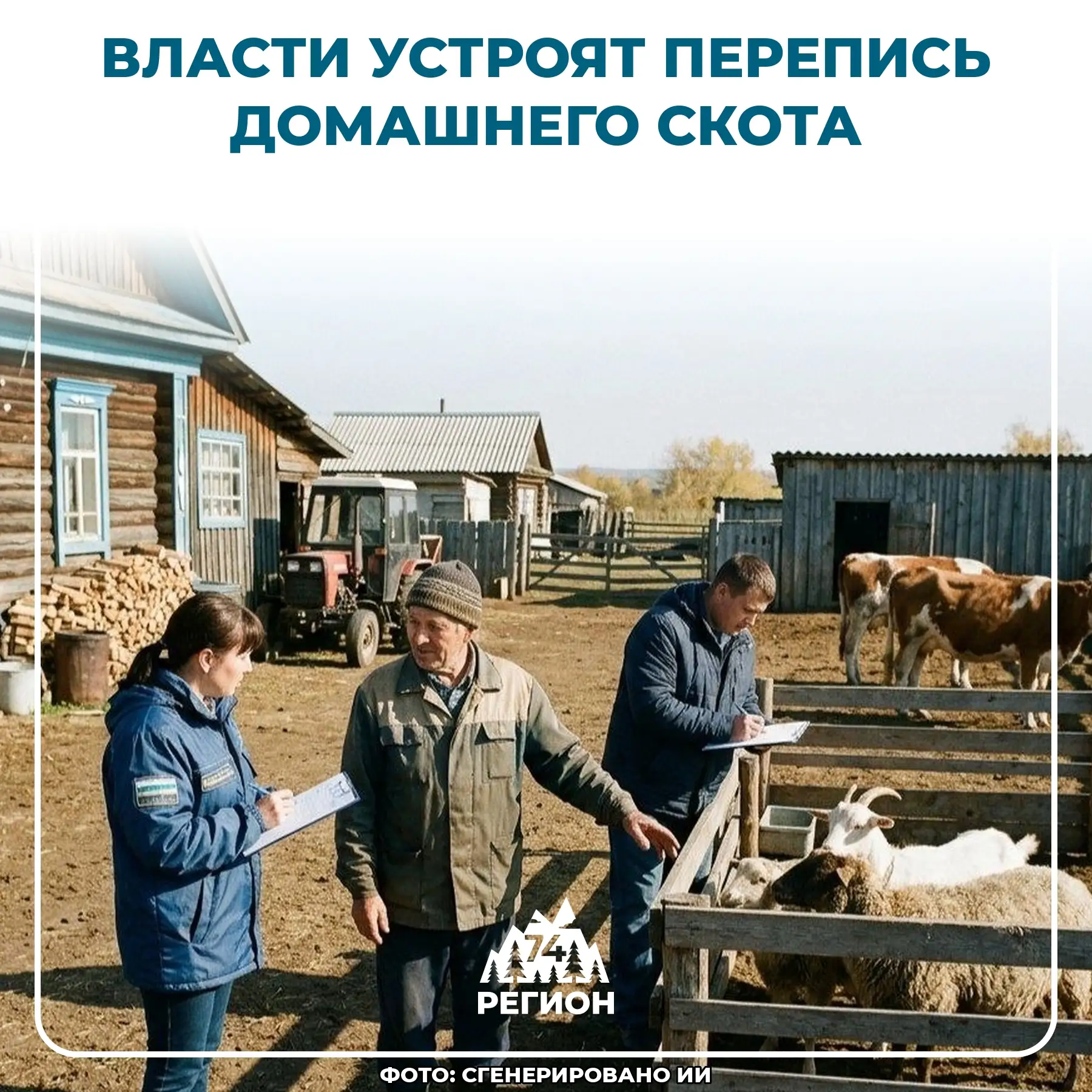 🐽 По домам южноуральцев пройдут комиссии для учета скота