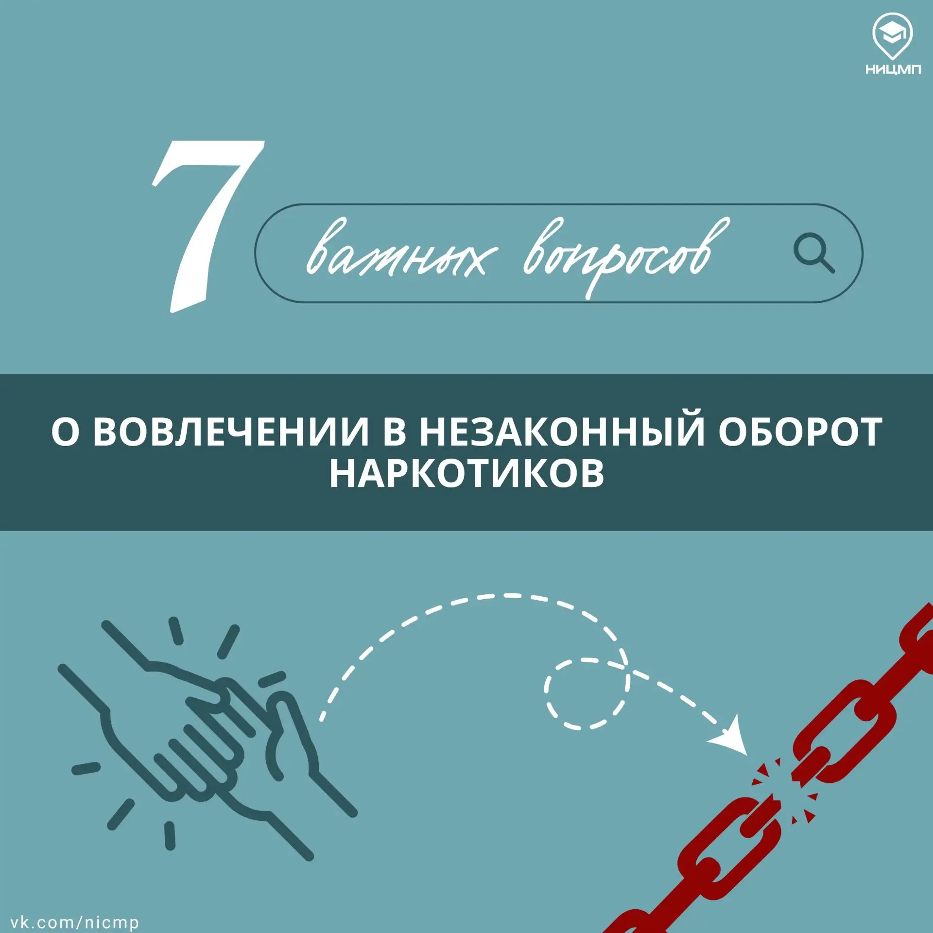 🔍 «7 важных вопросов о вовлечении в незаконный оборот наркотиков»