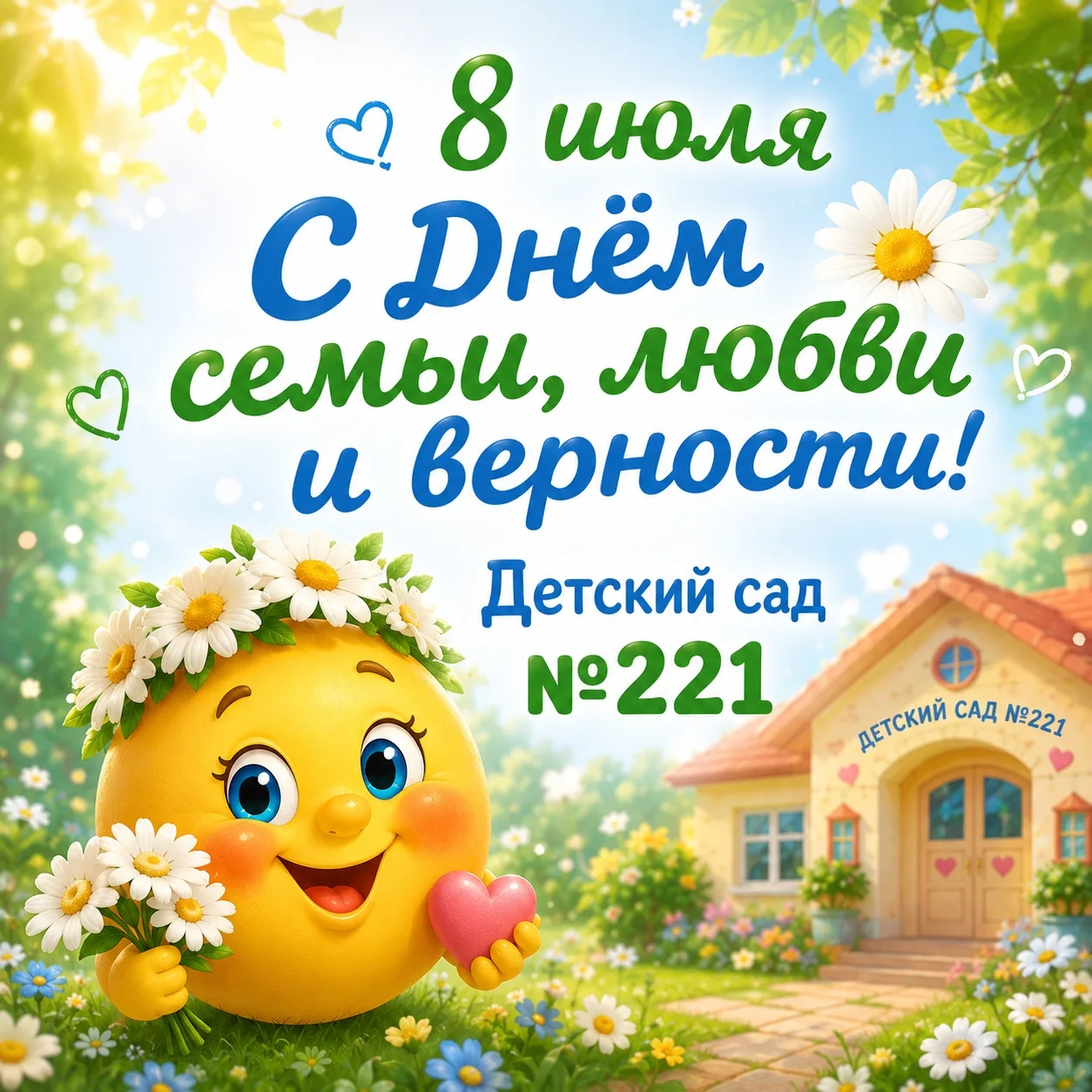 🌸 Дорогие друзья! С праздником! 

💕 Этот день напоминает нам о том, как важно ценить близких и соз