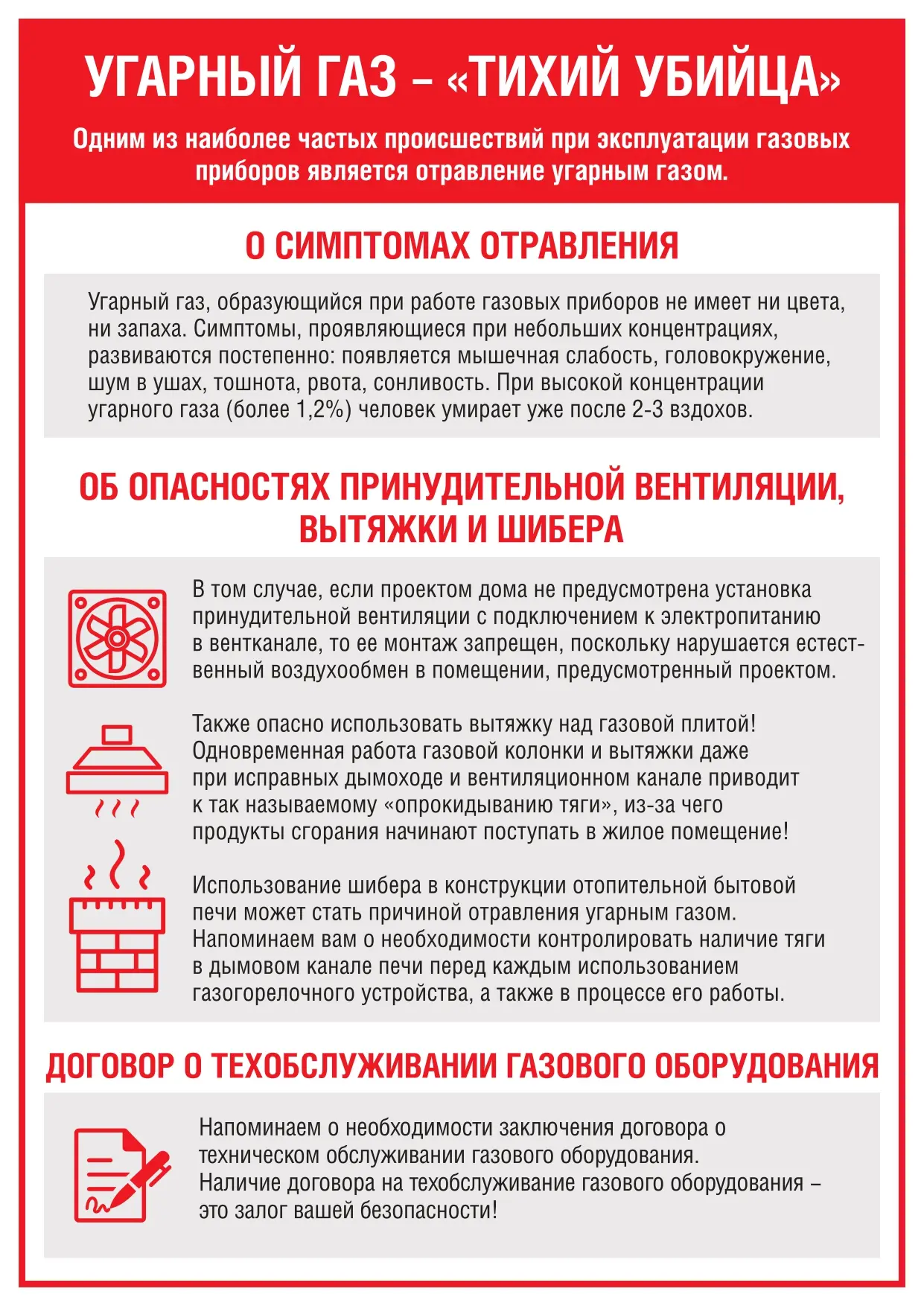 Одна из эффективных мер обнаружения утечки газа – это установка сигнализаторов загазованности в квар