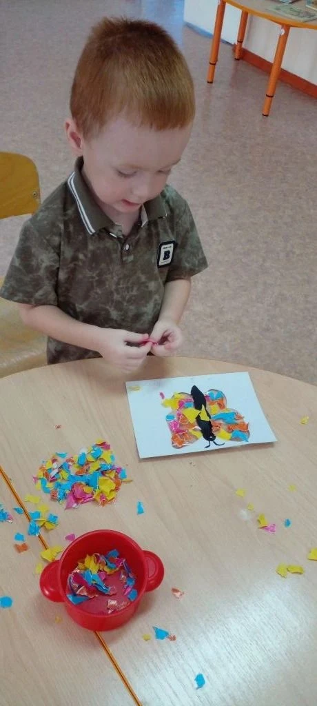 🎨Творческая неделя в группах #1 и #13 детского сада была посвящена проекту "Бабочки во...