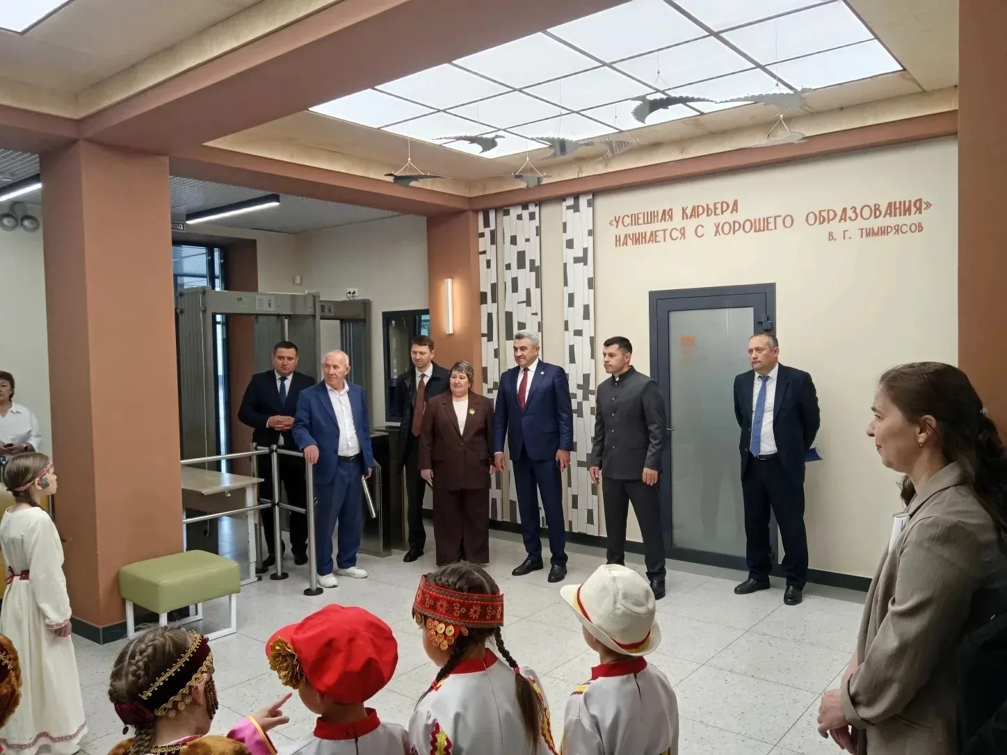 Министр образования и науки Татарстана посетил Аксубаевский район.