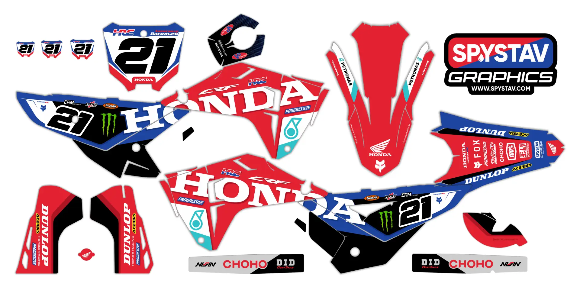 SPYSTAV Graphics - Honda CRF250R/450R 2025-2026